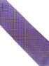 Cadbury purple and white dogtooth check tie